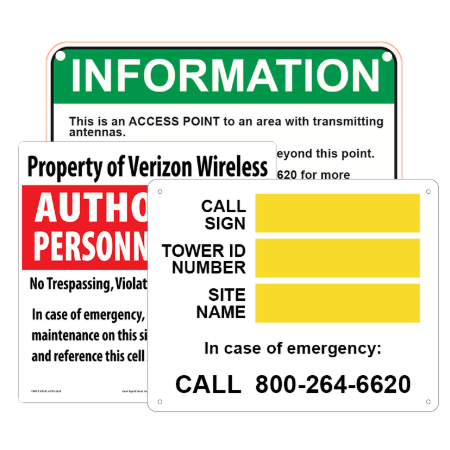 Picture for category Verizon Authorized Personnel Signs & Decals