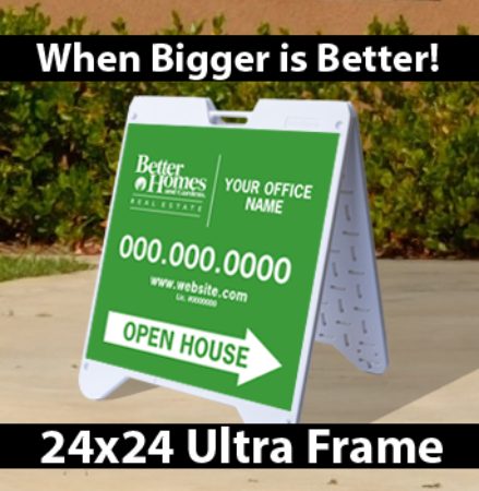 Picture for category Better Homes & Gardens Open House White Ultra A-Frame 24"x24"
