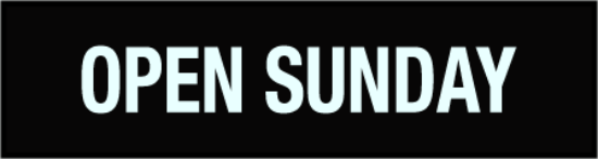 Picture of INTERO 6"x24" - Open Sunday