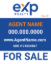 Picture of eXp Realty 30"x24" Yard Sign - Blue