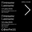 Picture of Compass 20"x20" O.H. Black Super Frame - Black Sign F
