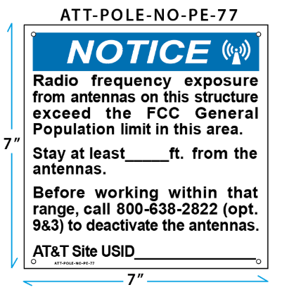 Picture of ATT-POLE-NO-PE-77 (Set of 5)