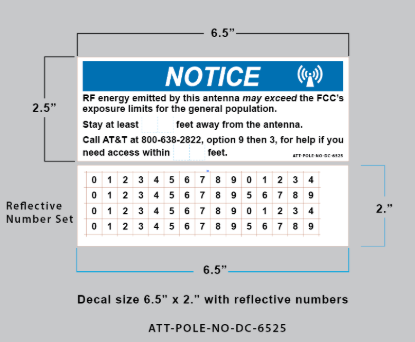 Picture of ATT-POLE-NO-DC-6525 (Pack of 15)