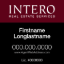 Picture of INTERO 24"x24" RES Yard Sign - Classic Two Line