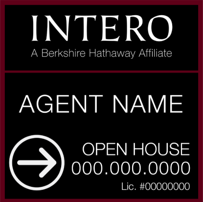 Picture of [OLD] INTERO 24"x24" BHA O.H. Black Ultra Frame - Standard - Copy
