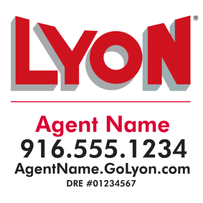 Picture of LYON 24"x24" Yard Sign - Standard - Copy