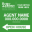 Picture of Better Homes 24"x24" O.H. Black Metal Frame - Green Sign A - Copy