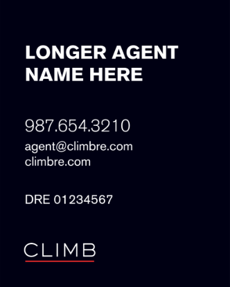 Picture of Climb 30"x24" Yard - Blue Sign B - Copy