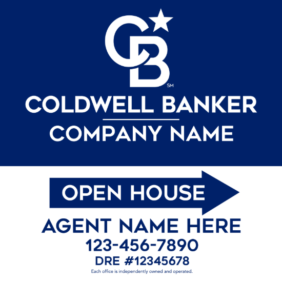 Picture of Coldwell Banker 20"x20" O.H. White Super Frame - Standard - Copy