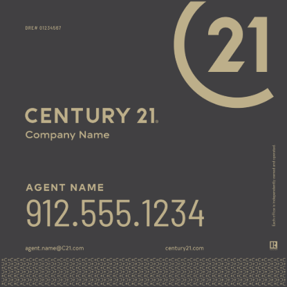 Picture of Century 21 24"x24" Yard - Grey Sign B - Copy