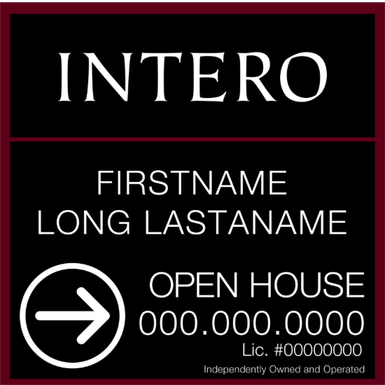 Picture of [OLD] INTERO 24"x24" IFS O.H. White Ultra Frame - Two Line - Copy