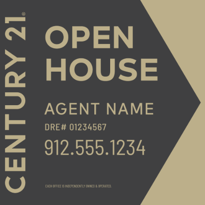 Picture of Century 21 20"x20" O.H. White Super Frame - Grey Sign B - Copy