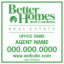 Picture of Better Homes 24"x24" Yard - White Sign A - Copy
