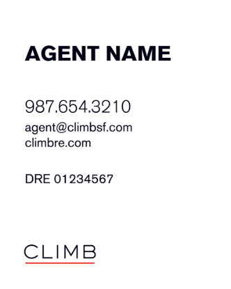 Picture of Climb 30"x24" Yard - White Sign A - Copy