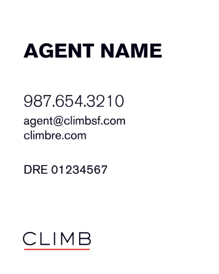 Picture of Climb 30"x24" Yard - White Sign A - Copy