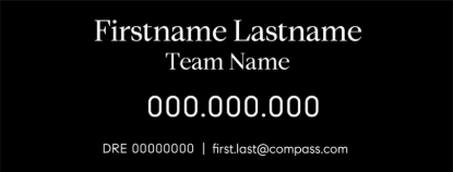 Picture of Compass 9"x24" Rider - Team Name - Copy