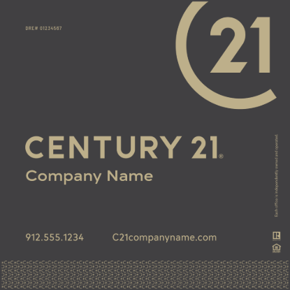 Picture of Century 21 24"x24" Yard - Grey Sign C - Copy