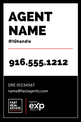 Picture of eXp Realty 36"x24" Yard Sign - FRE 2023 B - Copy