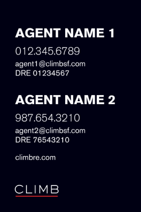Picture of Climb 36"x24" Yard - Blue Sign A - Copy