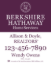 Picture of Berkshire Hathaway 30"x24" Yard - White Sign 1 - Copy
