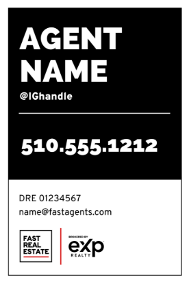 Picture of eXp Realty 36"x24" Yard Sign - FRE 2023 C - Copy