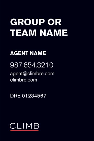 Picture of Climb 36"x24" Yard - Blue Sign B - Copy