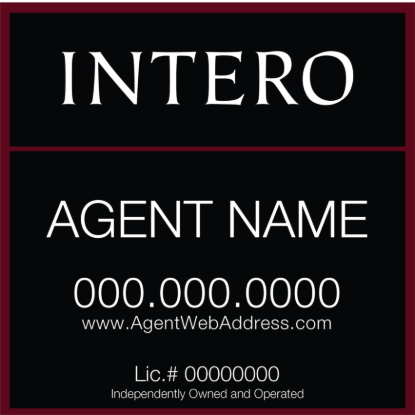 Picture of [OLD] INTERO 18"x18" IFS Condo Sign - Standard - Copy