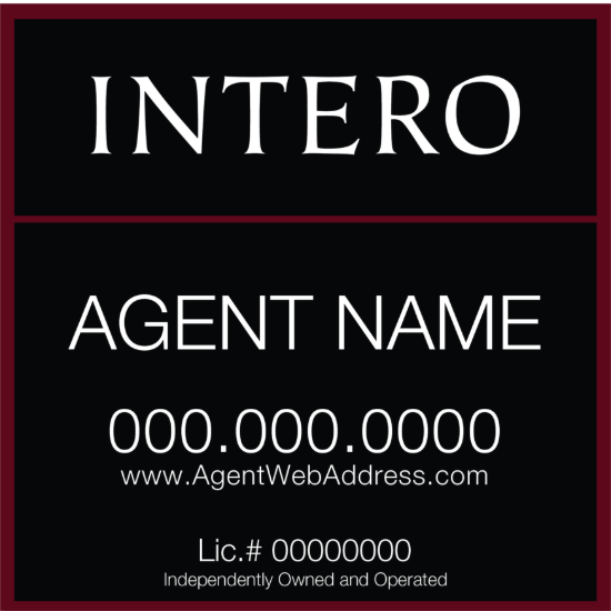 Picture of [OLD] INTERO 18"x18" IFS Condo Sign - Standard - Copy