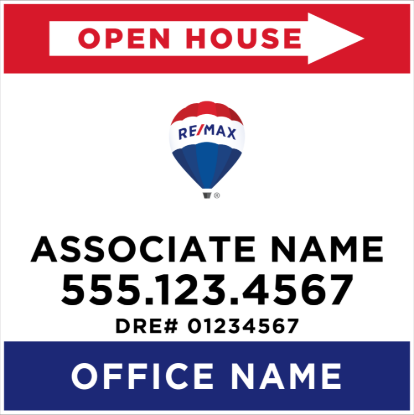 Picture of REMAX 24"x24" O.H. White Ultra Frame - Standard Sign B - Copy