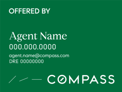 Picture of Compass 18"x24" S.A. Yard - The Villas Offered By - Copy