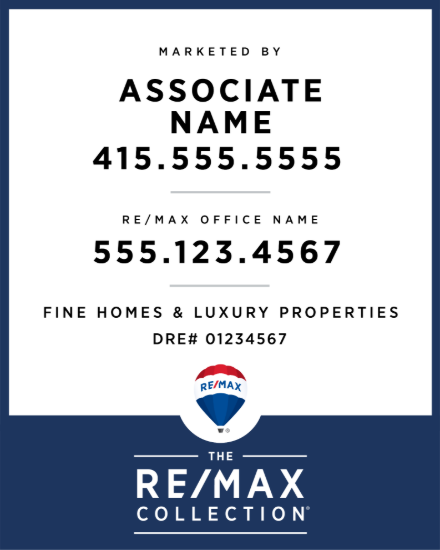 Picture of RE/MAX Collection 30"x24" Yard - Fine Homes & Luxury Properties - Copy