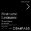 Picture of Compass 20"x20" O.H. Black Super Frame - Black Sign C - Copy