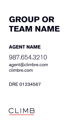 Picture of Climb 36"x24" Yard - White Sign B - Copy