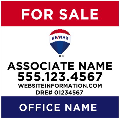 Picture of RE/MAX 24"x24" Yard - Standard Sign - Copy