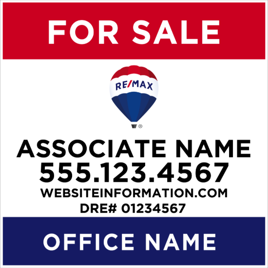 Picture of RE/MAX 24"x24" Yard - Standard Sign - Copy