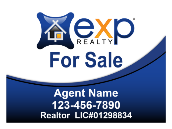Picture of eXp Realty 18"x24" Yard Sign - Classic - Copy