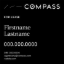Picture of Compass 24"x24" Yard - Black For Lease Sign - Copy