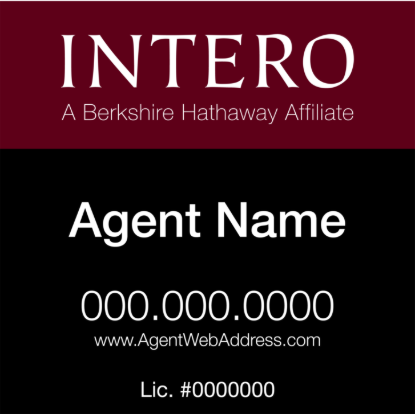 Picture of [OLD] INTERO 24"x24" BHA Yard Sign - Classic - Copy