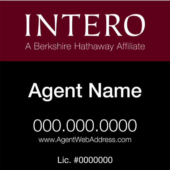 Picture of [OLD] INTERO 24"x24" BHA Yard Sign - Classic - Copy