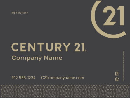 Picture of Century 21 18"x24" Yard - Grey Sign C - Copy