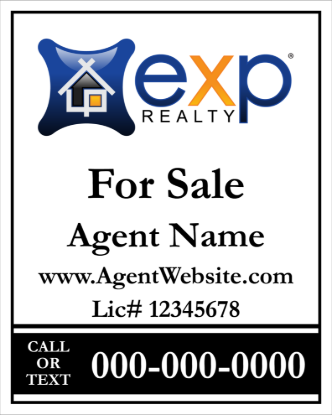 Picture of eXp Realty 30"x24" Yard Sign - Classic - Copy