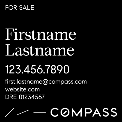 Picture of Compass Condo - Black Sign A - Copy