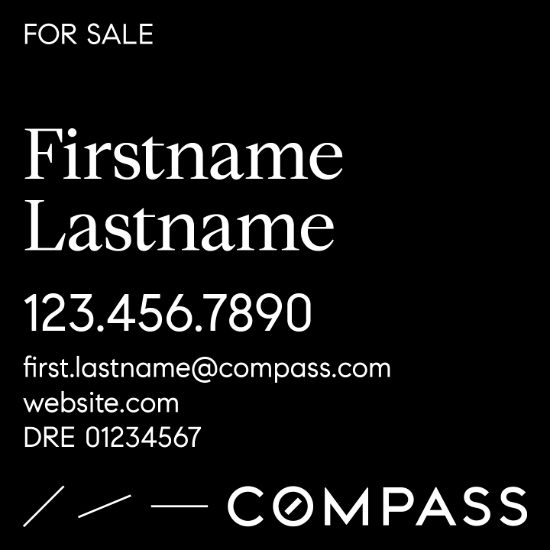 Picture of Compass Condo - Black Sign A - Copy