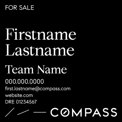 Picture of Compass Condo - Black Sign C - Copy