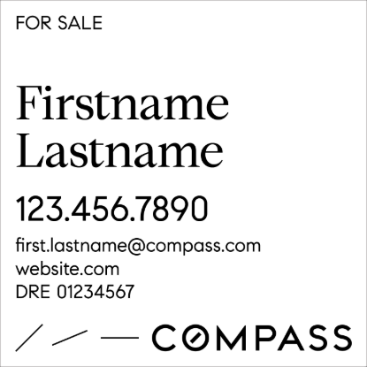 Picture of Compass Condo - White Sign A - Copy