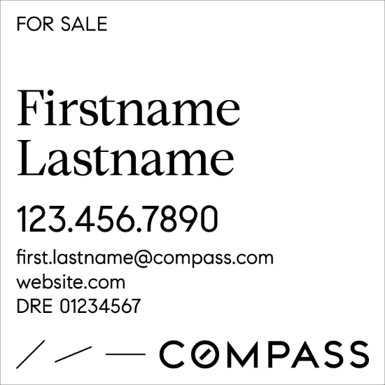 Picture of Compass Condo - White Sign A - Copy