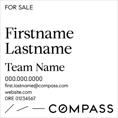 Picture of Compass Condo - White Sign C - Copy